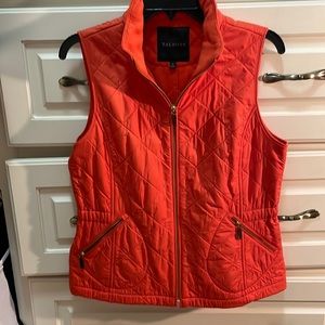 Talbots sleeveless vest size Small, fleece inside.